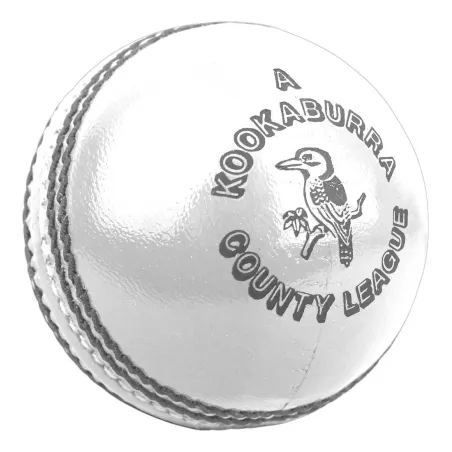 Pelota de Cricket de la Liga del Condado de Kookaburra - Blanco