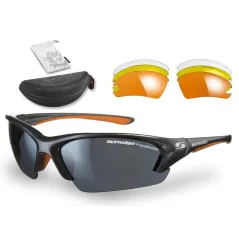 Gafas de sol intercambiables Sunwise Equinox (gris) + estuche