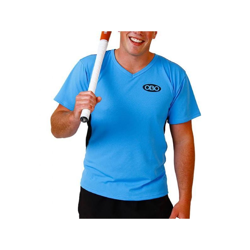 OBO Tight Fit Poly Smock - Azul / Negro - Batas de portero