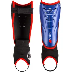 Grays Shield Junior Hockey Shinpads - Royal/Red (2019/20) -