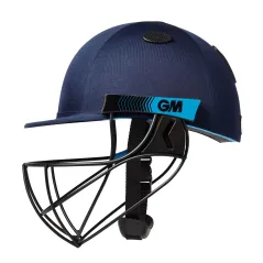 GM Neon Geo Cricket Helmet - Navy