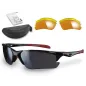 Sunwise Twister Gafas de sol (Negro) + Estuche GRATIS