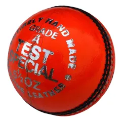 Elite 'Test Special' Cricket Ball - Orange