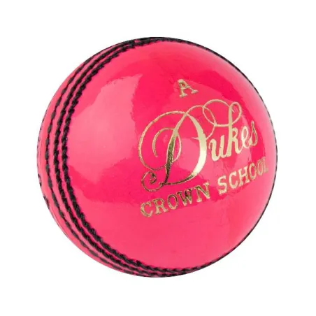 Dukes Crown School A Cricket Ball (arancione, rosa o bianco)