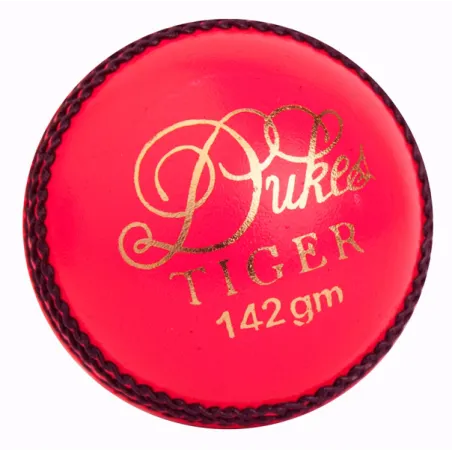 Dukes Tiger Junior Cricket Ball - Pink