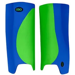 OBO Robo Hi-Rebound Legguards - Green/Blue