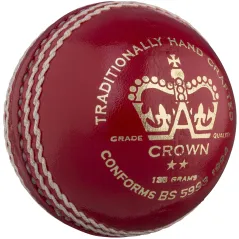Gray Nicolls Crown 2 Star Cricket Ball - Red
