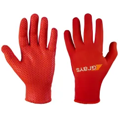 Grays Skinful Pro Hockey Gloves - Fluo Red