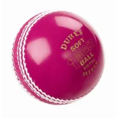 Dukes Soft Impact Cricket Ball - Pink