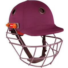 Grauer Nicolls Elite Junior Cricket Helm - Kastanienbraun (2020)