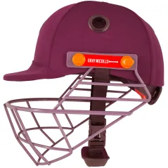 Casco de Nricls Elite Junior Cricket gris - Granate (2020) -