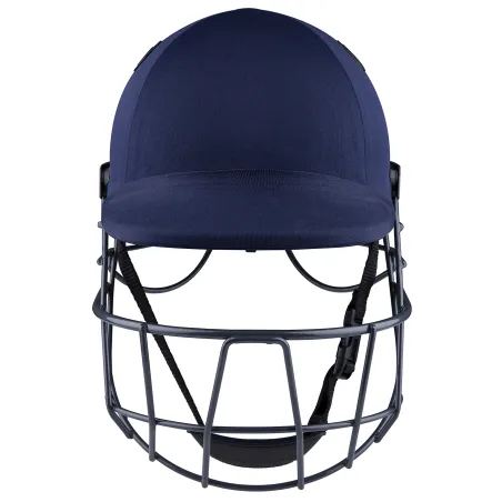 Casco Nicolls Atomic 360 Cricket gris - Azul marino (2020) -