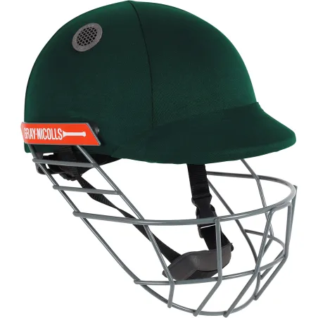 Grijze Nicolls Atomic Cricket-helm - Groen (2020)