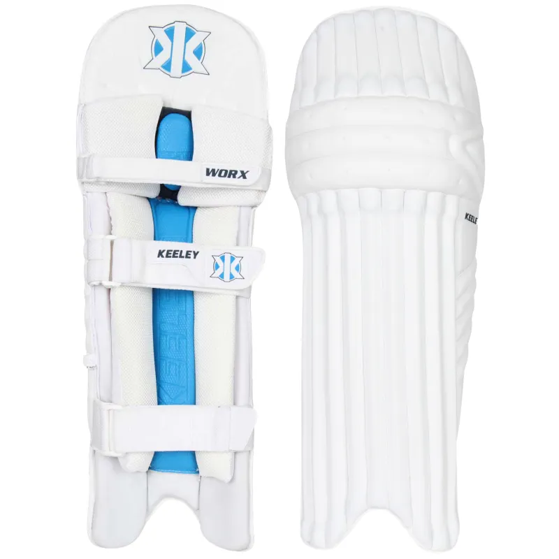 Keeley Worx Cricket Pads - Blue (2022)