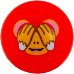 Greys Emoji Hockey Ball - See No Monkey