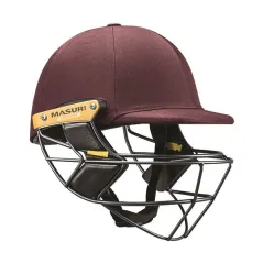 Masuri E Line Titanium Cricket Helmet - Maroon (2020)