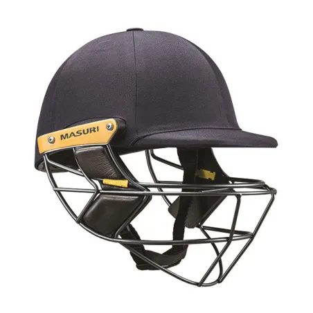 Masuri E Line Steel Cricket Helm - Navy (2020)