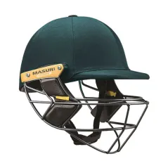 Masuri E Line Steel Cricket Helmet - Green (2022)