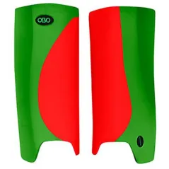 OBO Robo Hi-Rebound Legguards - Red/Green