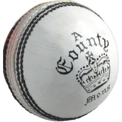 Leser County Crown Cricket Ball (Weiß)