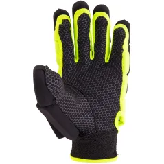 Grays Proflex 1000 Hockey Glove - Black/Fluo Yellow (2023/24)