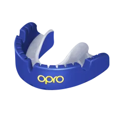 OPRO Self-Fit GEN4 Gold Braces Mouthguard -Pearl Blue/Pearl  - Hockey Mouthguards