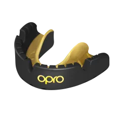 OPRO Self-Fit GEN4 Gold Braces Mouthguard - Black/Gold  - Hockey Mouthguards