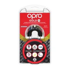 OPRO Self-Fit GEN4 Junior Gold Mouthguard - Black/Gold