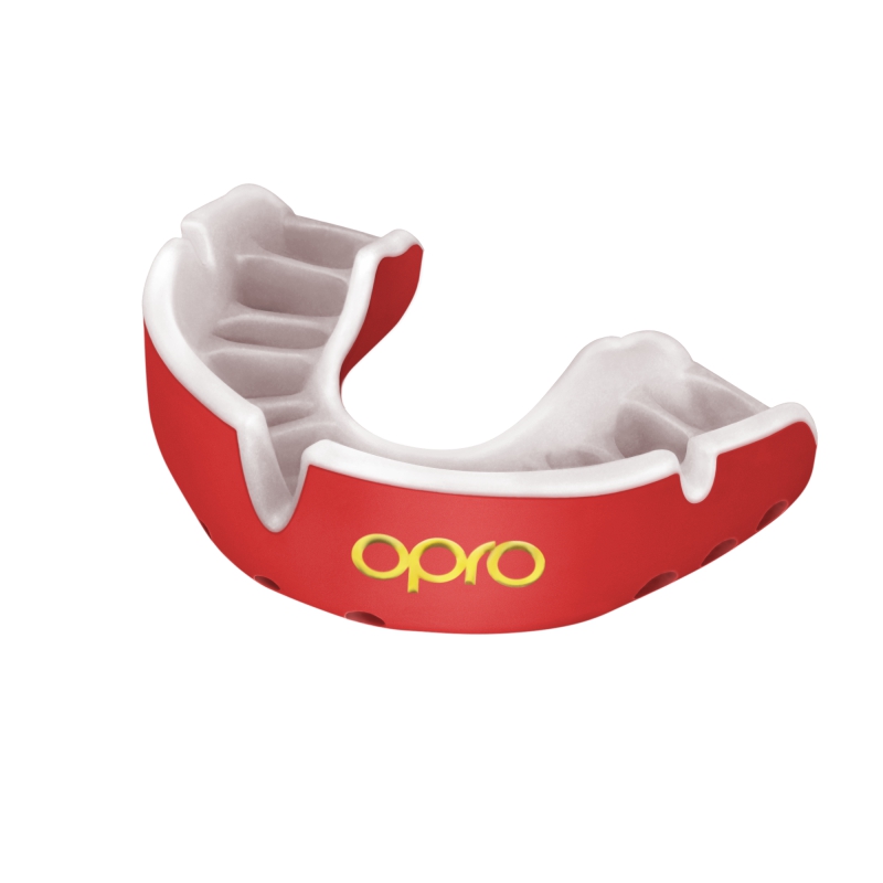 Protector bucal OPRO Self-Fit GEN4 Gold - Rojo / Perlado -