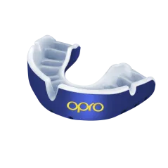 OPRO Self-Fit GEN4 Gold Mouthguard - Pearl Blue/Pearl  - Hockey Mouthguards