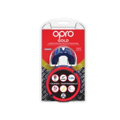 OPRO Self-Fit GEN4 Gold Mouthguard - Pearl Blue/Pearl