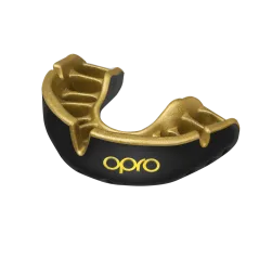 OPRO Self-Fit GEN4 Gold Mouthguard - Black/Gold  - Hockey Mouthguards