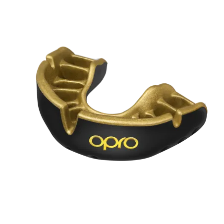 Protector bucal OPRO Self-Fit GEN4 Gold - Negro / Dorado -