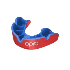 Protector bucal OPRO Self-Fit GEN4 Junior Silver - Rojo / Azul