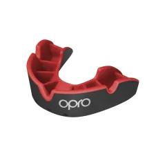OPRO Self-Fit GEN4 Junior Silver Mouthguard - Black/Red