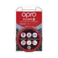 OPRO Self-Fit GEN4 Junior Silver Mouthguard - Black/Red