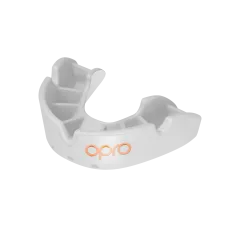 OPRO Self-Fit GEN4 Junior Bronze Mouthguard - White