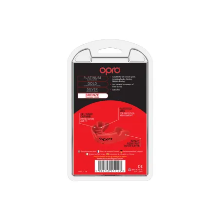OPRO Self-Fit GEN4 Bronze Mouthguard - Red