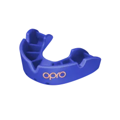 OPRO Self-Fit GEN4 Junior Bronze Mouthguard - Blue