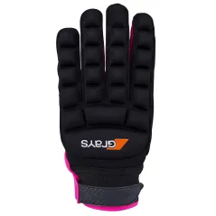 Grays International Pro Hockey Glove - Black / Fluo Pink (2019/20)