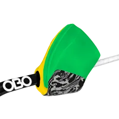 OBO Robo Hi-Rebound Right Hand Protector - Green/Yellow