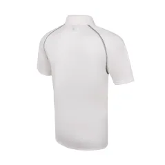 TK Short Sleeve Cricket Shirt - Green Trim