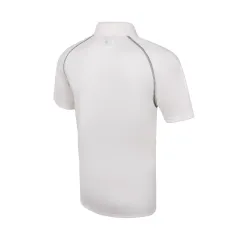 TK Junior Short Sleeve Cricket Shirt - Green Trim