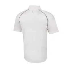 TK Short Sleeve Cricket Shirt - Navy Trim