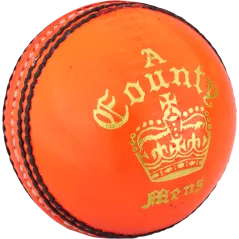 Lettori County Crown Cricket Ball (Orange)