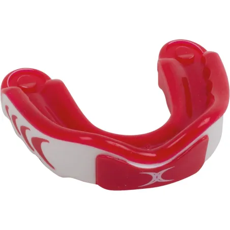 Gilbert Virtuo 3DY Mouthguard - Red White