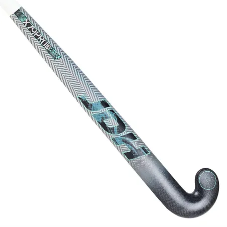 JDH X79 Pro Bow Hockey Stick - Chrome/Teal (2021/22)