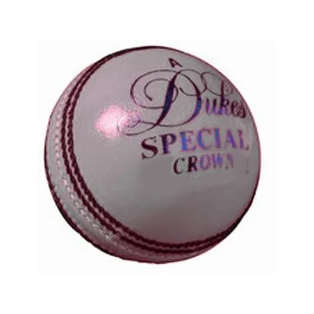 Dukes Special Crown A Cricket Ball (Bianco)