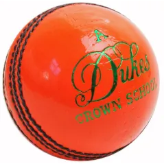 Pelota de Cricket Dukes Crown School A (naranja, rosa o blanco)