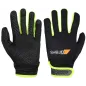 Grays G500 Gel Hockey Gloves - Black/Neon Yellow (2023/24)